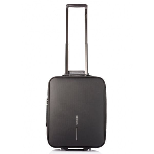 XD Design Příruční kufr na kolečkách Flex Trolley 15-30 L P705.811, černý