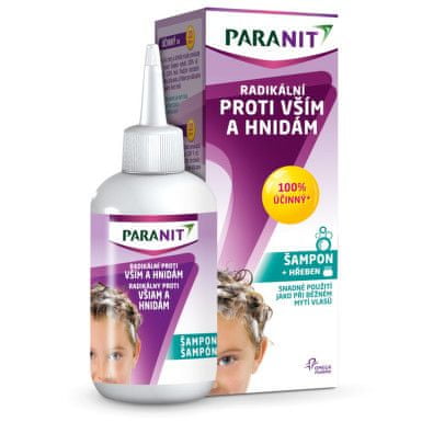 Omega Pharma Paranit Radikální šampon+hřeben