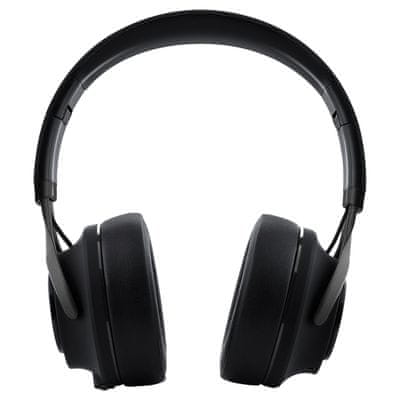 moderní Bluetooth sluchátka yenkee YHP 02BT BK nabíjecí box výdrž 20 h nízká hmotnost nadčasové provedení handsfree mikrofon
