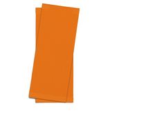 INFIBRA Papírová kapsička na příbory oranžová s bílým ubrouskem - 125ks