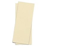 INFIBRA Papírová kapsička na příbory šampaň s bílým ubrouskem - 125ks