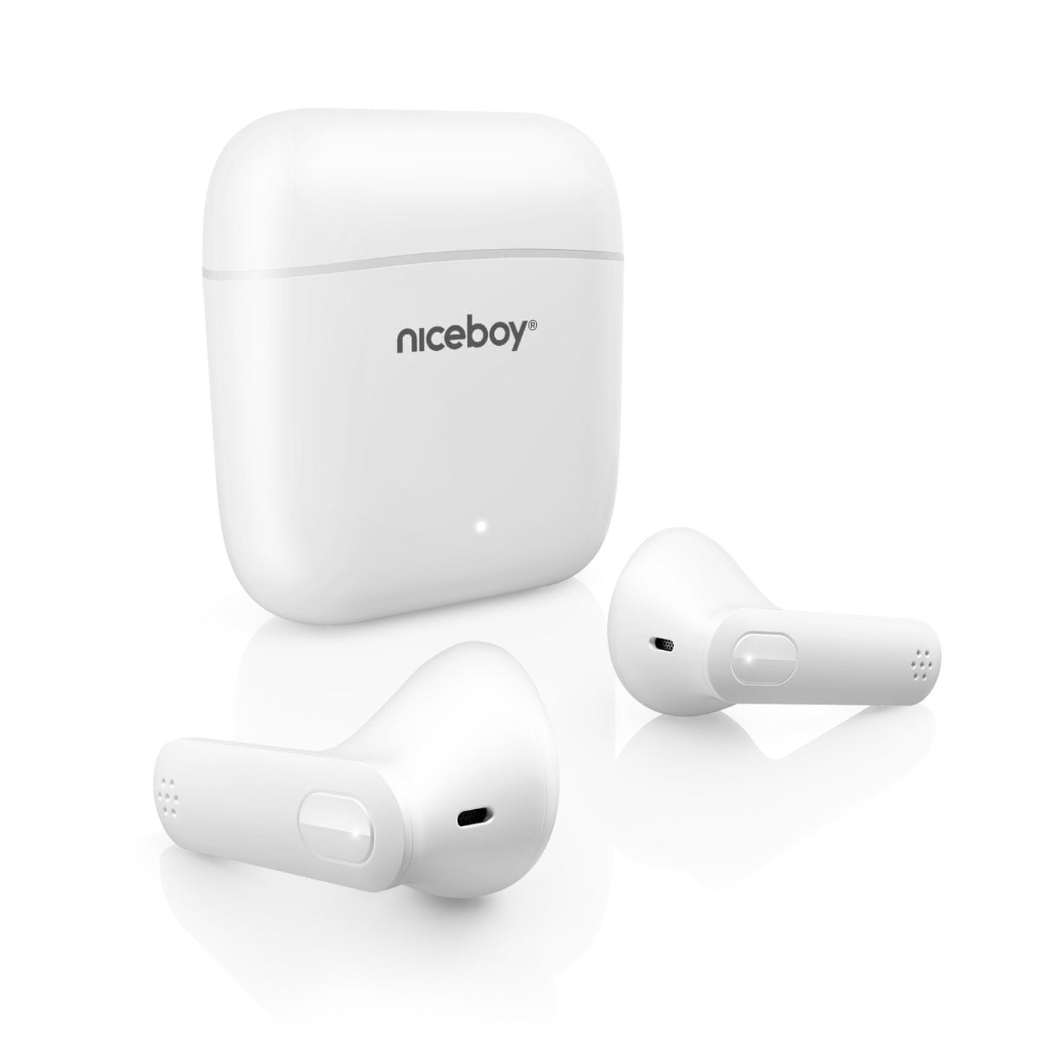  Bluetooth prenosne slušalke niceboy hive pods 3 za brezžični polnilnik ipx4 aac sbc 20 h delovanje povsem primerno za športnike mikrofon prostoročno glasovno upravljanje top zvok 10mm zmogljivi pretvorniki