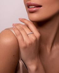 Brilio Silver Okouzlující bronzový prsten se zirkony GR122R (Obvod 52 mm)