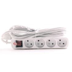 Brennenstuhl 4 zásuvky 3m 3G1,5 Prodlužovací kabel 16A bílý s vypínačem 3M