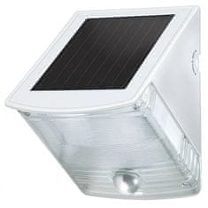 Brennenstuhl Solární LED nástěnné světlo s pohybovým PIR detektorem šedobílé Solárne 85lm