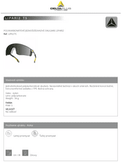 Delta Plus Pracovní svářečské brýle LIPARI2 T5 UNI