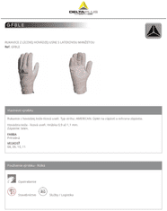 Pracovní rukavice GFBLE 10
