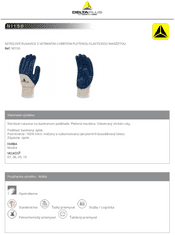 Pracovní rukavice NI150 10 2 ks