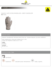 Pracovní rukavice FCN29 10