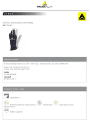 Pracovní rukavice CT402 kombinované 09 09