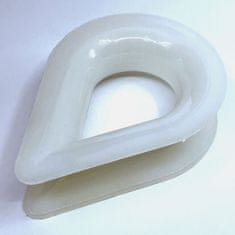 Očnice plastová (polyamid) bílá 18 mm 5 ks
