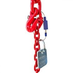 SVX Kotevní řetěz jednodílný (2200kg, 6mm, 2m) 2200kg, 6mm, 2m červená