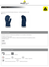 Delta Plus Pracovní rukavice NI175 10
