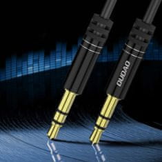 DUDAO L12 AUX kabel 3.5mm mini jack 1.7m, černý