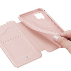 Dux Ducis Skin X knížkové kožené pouzdro na Samsung Galaxy A42 5G, růžové