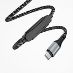 DUDAO L7 kabel USB / USB-C 5A 1m, černý