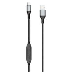DUDAO L7 kabel USB / USB-C 5A 1m, černý