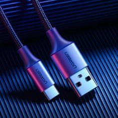 Ugreen kabel USB / USB-C QC 3A 1m, šedý