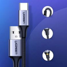 Ugreen kabel USB / USB-C QC 3A 1m, šedý