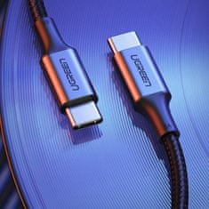 Ugreen US316 kabel USB-C / USB-C 100W 5A QC PD 1m, šedý