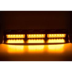 Stualarm PREDATOR LED vnitřní, 18x3W, 12-24V, oranžový, 490mm, ECE R10 (kf753)