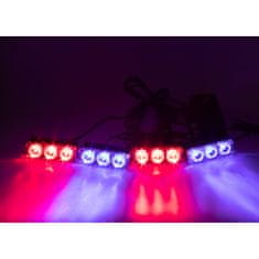 Stualarm PREDATOR LED vnější bezdrátový, 12x LED 1W, 12V, modročervený (kf326Wblre)