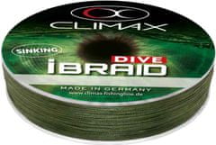 Climax Potápivá šňůra iBraid DIVE olivová 135m 0,20mm 10,6kg