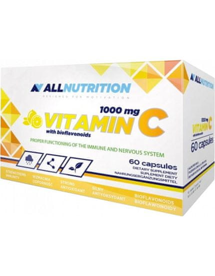AllNutrition Vitamin C + Bioflavonoids 60 kapslí