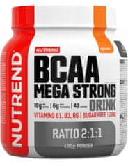 Nutrend BCAA Mega Strong Drink 400 g, modrá malina