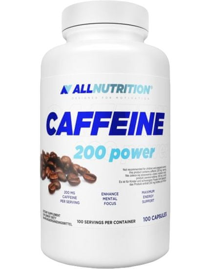 AllNutrition Caffeine 200 Power 100 kapslí