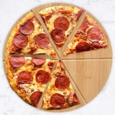 Dřevěný podnos na pizzu 35 cm Kh-1565