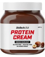 BioTech USA Protein Cream 400 g, bílá čokoláda