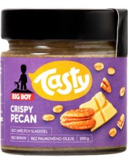Big Boy Crispy Pecan 200 g, arašídy-pekanové ořechy-bílá čokoláda