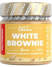 Nutrend DeNuts Cream White brownie 250 g, white brownie