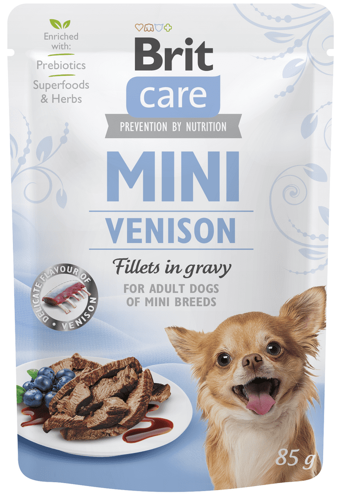 Brit Care Mini Venison fillets in gravy 24x85 g