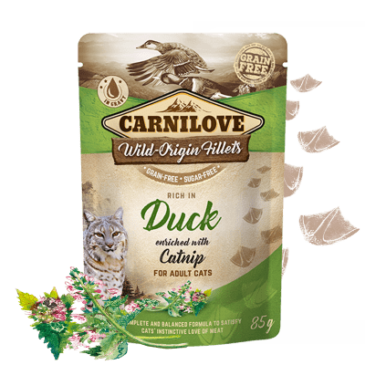 Levně Carnilove Rich in Duck Enriched with Catnip 24x85 g
