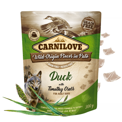 Levně Carnilove Duck with Timothy Grass 12x300 g