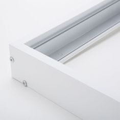 Solight Solight hliníkový bílý rám pro instalace 295x1195mm LED panelů na stropy a zdi, výška 68mm WO907-W