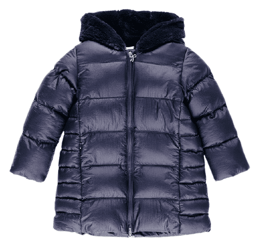 Boboli dívčí zimní kabát French Glamour 110 tmavě modrá