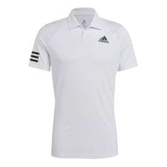 Adidas Pánská polokošile , CLUB 3STR POLO | GL5416 | WHITE/BLACK | S
