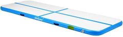 Greatstore Airtrack nafukovací gymnastická žíněnka 300x100x10 cm, modrá
