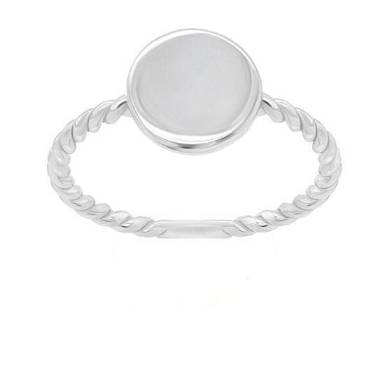 Brilio Silver Minimalistický stříbrný prsten GR106W