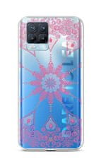 TopQ Kryt Realme 8 Pro silikon Pink Mandala 58800