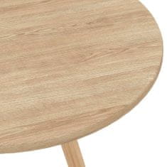 Greatstore Barový stůl hnědý 60 x 103 cm MDF a masivní bukové dřevo