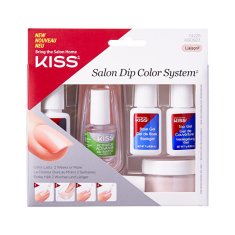 KISS Sada na přirozenou manikúru Salon Dip (Color System Kit)