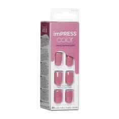 Samolepící nehty imPRESS Color Petal Pink 30 ks