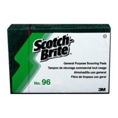 3M 96 Scotch-Brite drhnoucí pad pro kuchyně, zelený, 158 x 224 mm