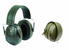 3M Peltor H515FB-516-GN, střelecká sluchátka, SNR 27 dB, skládací, zelená, BULLS EYE I