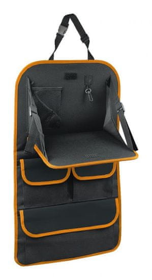 shumee Organizér na přední sedadlo se stolkem - černá/oranžová