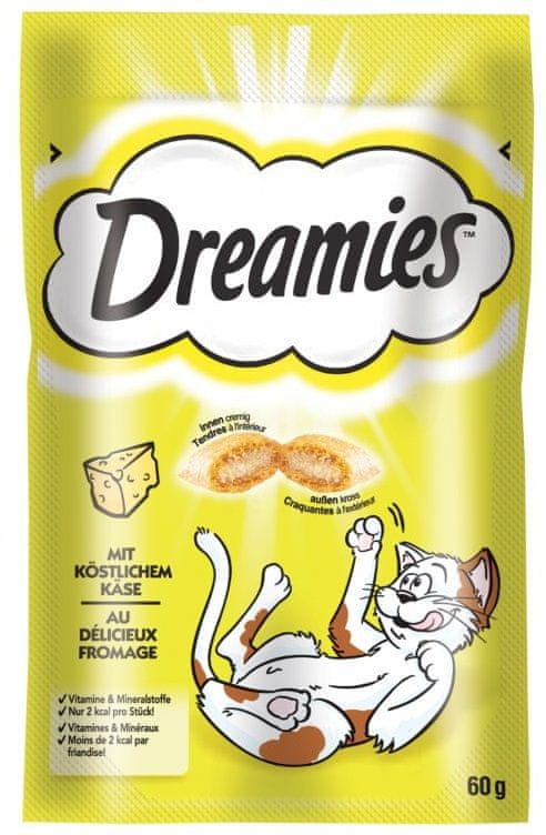 Levně Dreamies pamlsky sýrové pro kočky 6 x 60g